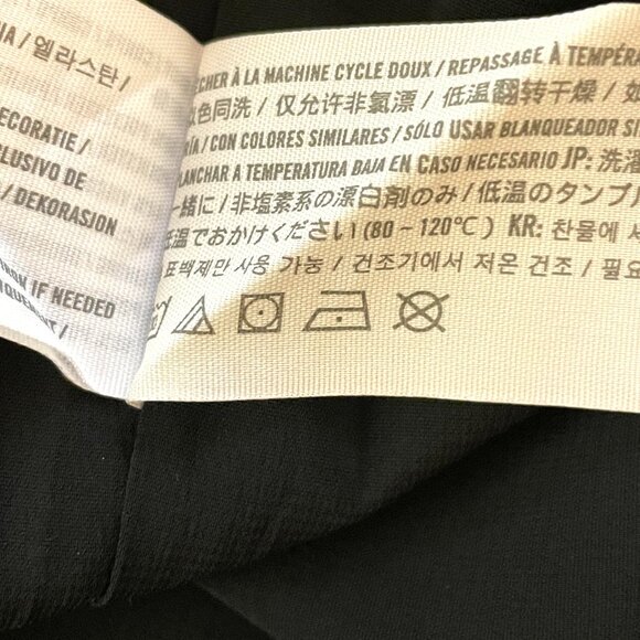 Abercrombie & Fitch Black Satin Blazer Mini Dress SMALL TALL (ST) - Picture 10 of 11